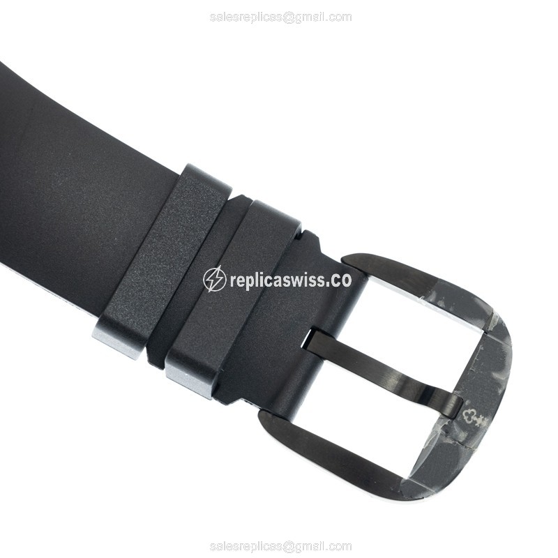 Corum Bubble Replica - Automatic - Green Dial - Steel Case - Black Rubber Strap - View 4