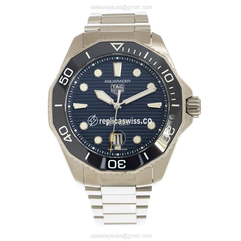 Tag Heuer Aquaracer Replica - Automatic - Steel - Blue Dial - View 2