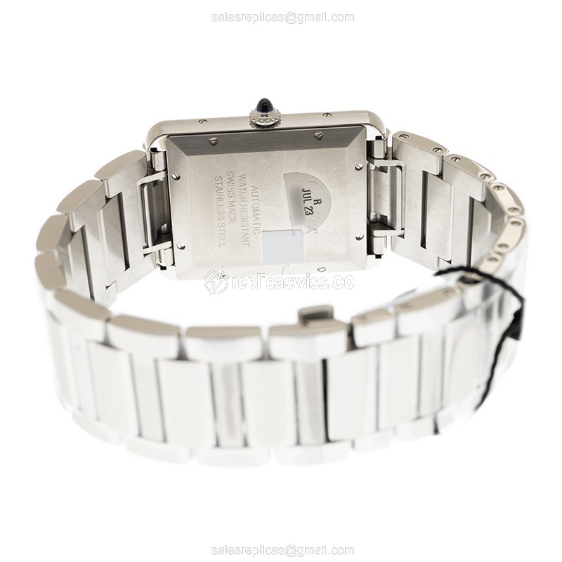 Cartier WSTA0053 Replica - Automatic - Stainless Steel - Silver Dial - Steel Strap - View 4