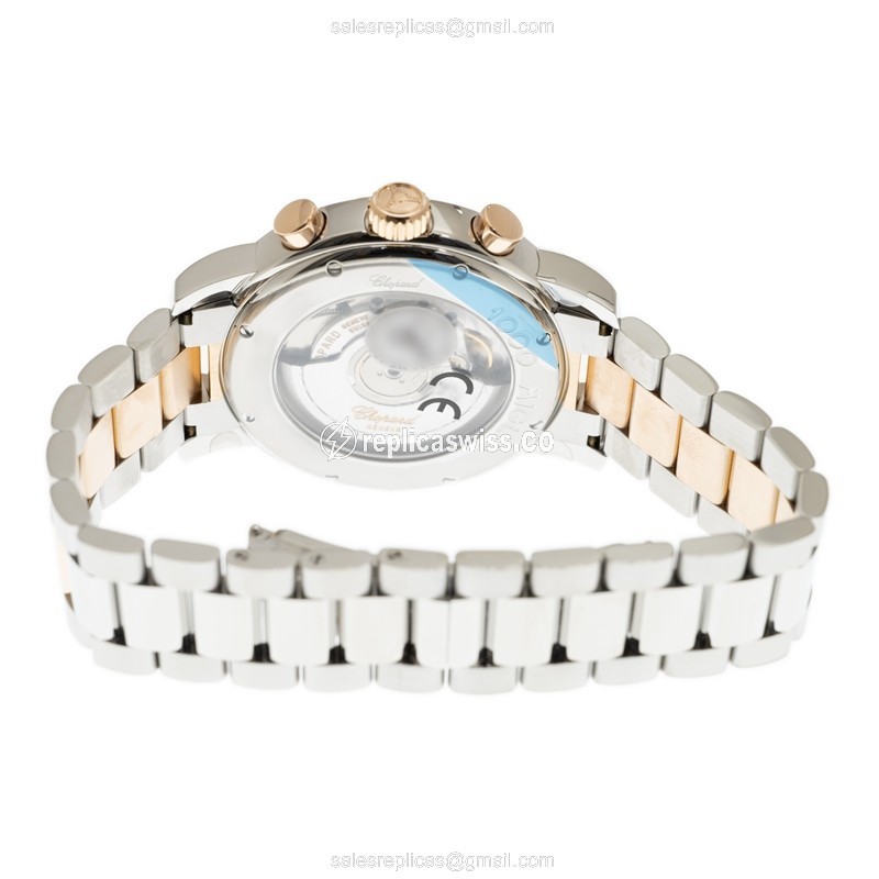 Chopard 158511-6001 MILLE MIGLIA GT XL - Automatic - 18kt Rose Gold - White Dial - Steel Band - View 4