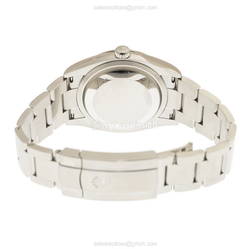 Rolex 126000-0003 Replica | Automatic - Blue Dial, Silver Steel Strap - View 4
