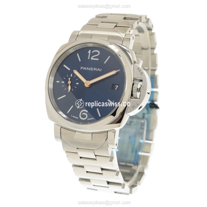 Panerai PAM01123 LUMINOR DUE Automatic Stainless Steel - View 3