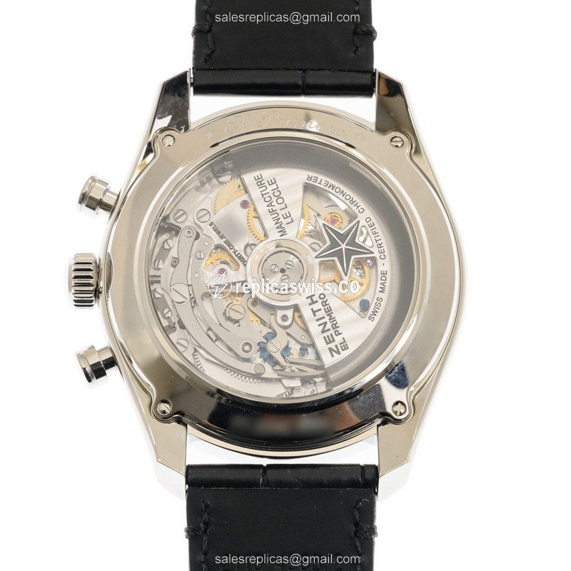 Zenith CHRONOMASTER Replica - Auto - Steel - Silver Dial - View 3
