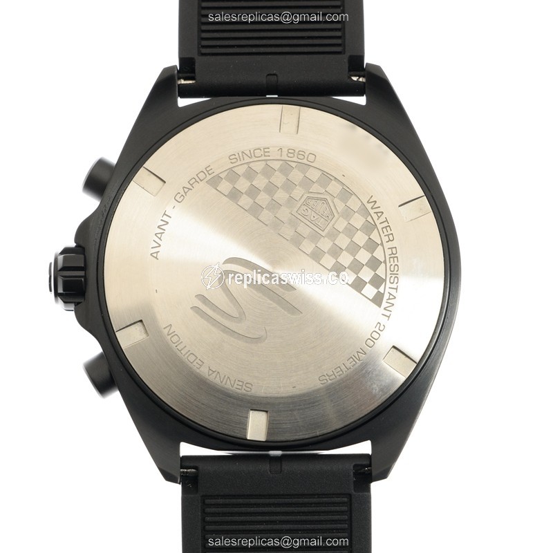 Formula 1 Tag Heuer Replica - Quartz - Steel Case - Black - Rubber Black Buckle - View 3