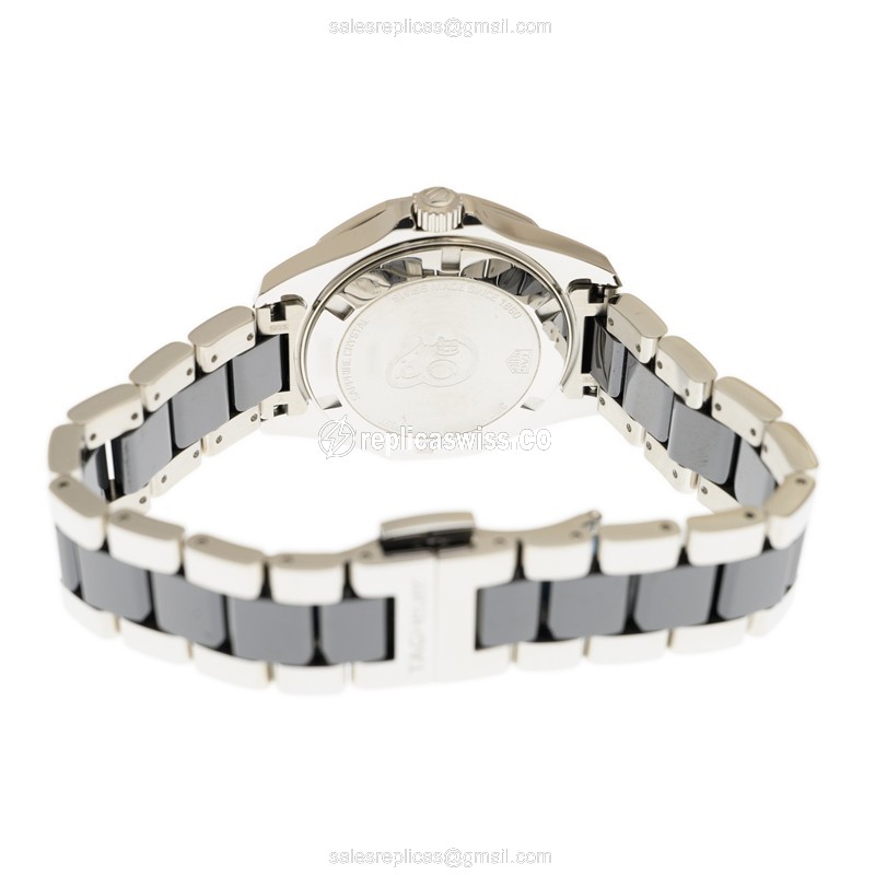 Tag Heuer AQUARACER Quartz - Steel Case - Black - Silver Steel - Clasp - View 4
