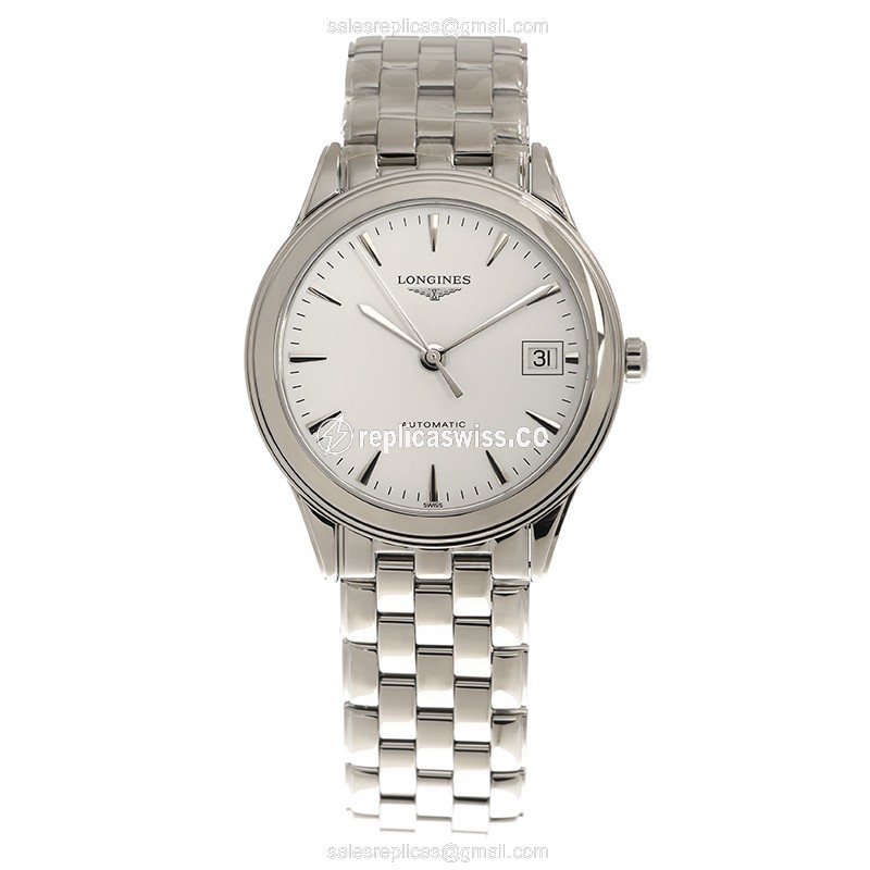 Longines L4.774.4.13.6 Flagship - Automatic - Steel Case, White Dial - View 2