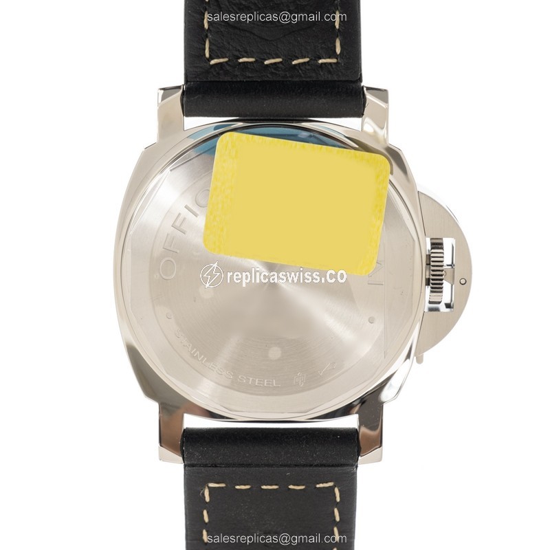 Panerai PAM00915 Replica - Automatic - Stainless Steel - Black Dial - Black Cowhide Strap - View 3