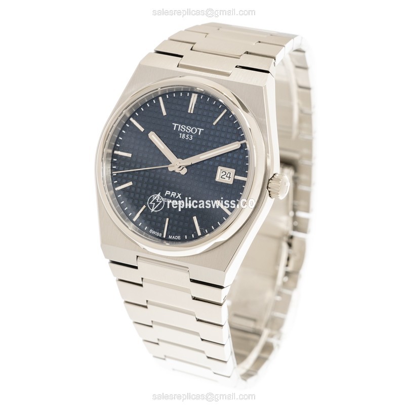 Rolex T137.407.11.04.100 PRX - Automatic - Steel Case - Blue Dial - Silver Strap - View 3
