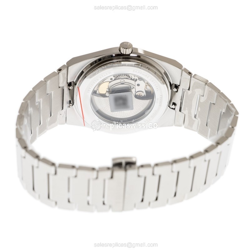 Rolex T137.407.11.04.100 PRX - Automatic - Steel Case - Blue Dial - Silver Strap - View 4