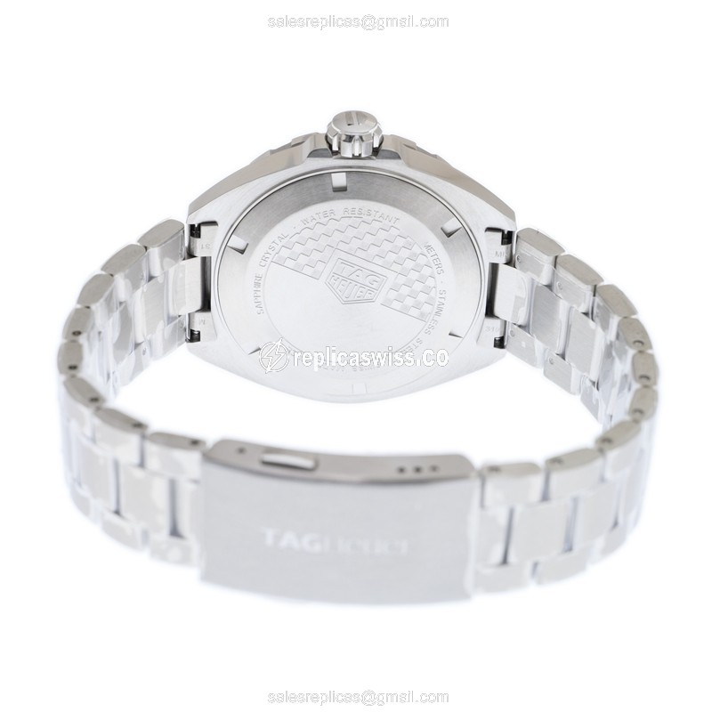 TAG HEUER CARRERA Quartz Steel - Blue Dial Silver Steel Clasp - View 4