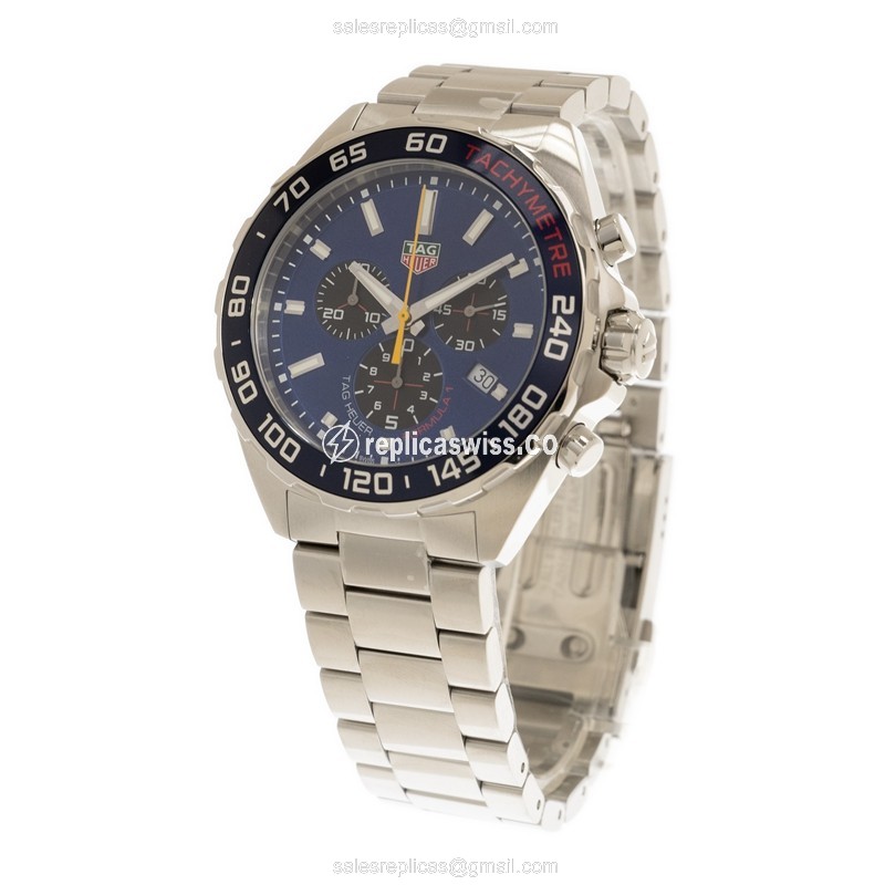 Formula 1 Tag Heuer CAZ101AK.BA0842 Replica - Quartz - Blue Dial - Steel Case & Band - View 3