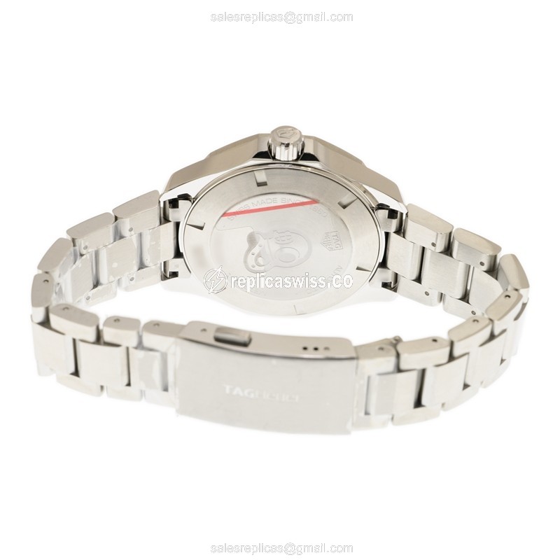 Tag Heuer AQUARACER Replica - Automatic - Blue Dial - Steel Case - Silver Band - View 4