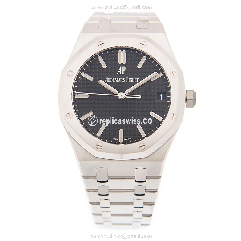 Audemars Piguet 15500ST.OO.1220ST.03 Replica - Automatic - Black Dial - Silver Steel Strap - View 2