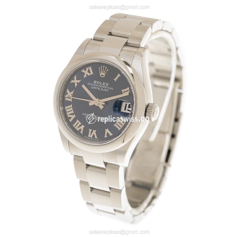 Rolex Datejust Replica - Automatic - Steel Case - Blue Dial, Silver Clasp - View 3