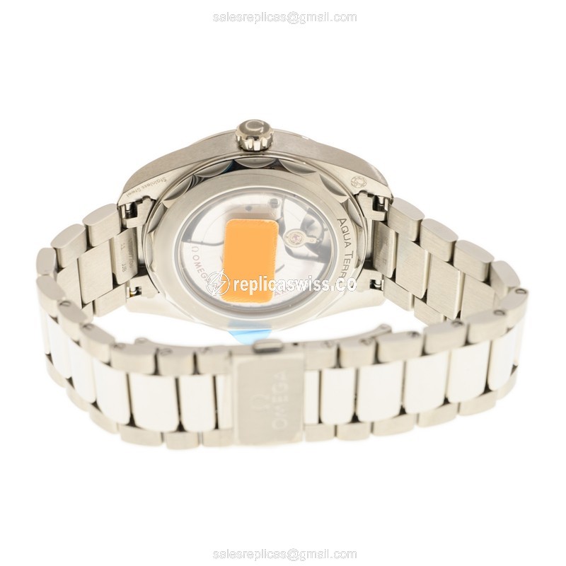 Omega Seamaster Replica - Automatic - Steel Case - Blue Dial - Silver Clasp & Steel Strap - View 4