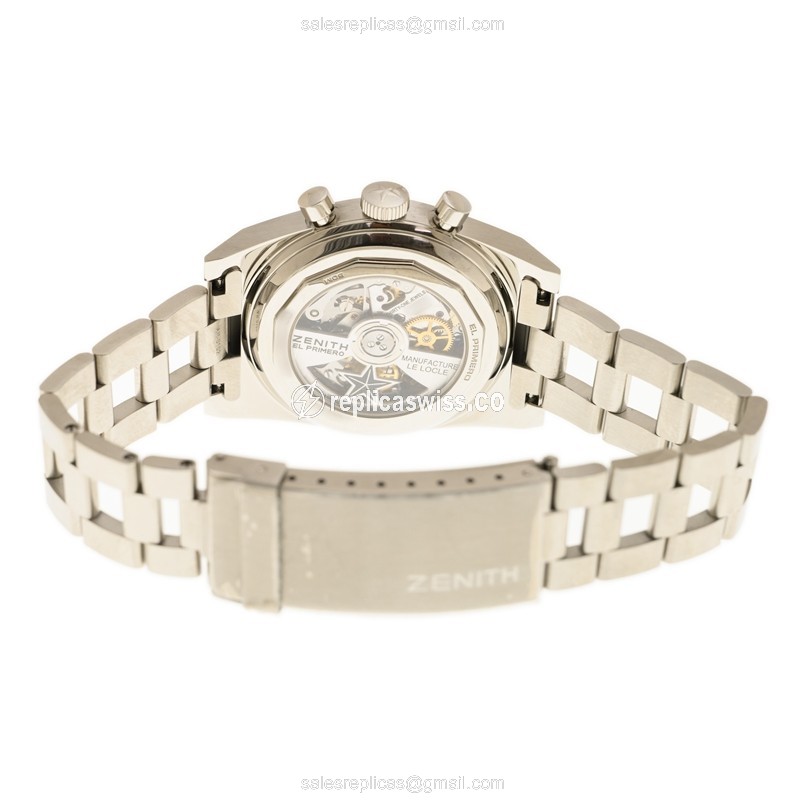 Zenith CHRONOMASTER Replica - Automatic - Steel - Brown Dial - View 4