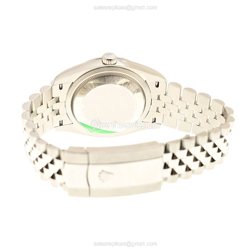 Rolex Datejust Replica - Automatic - Green Dial - Steel Case - Silver Strap - View 4