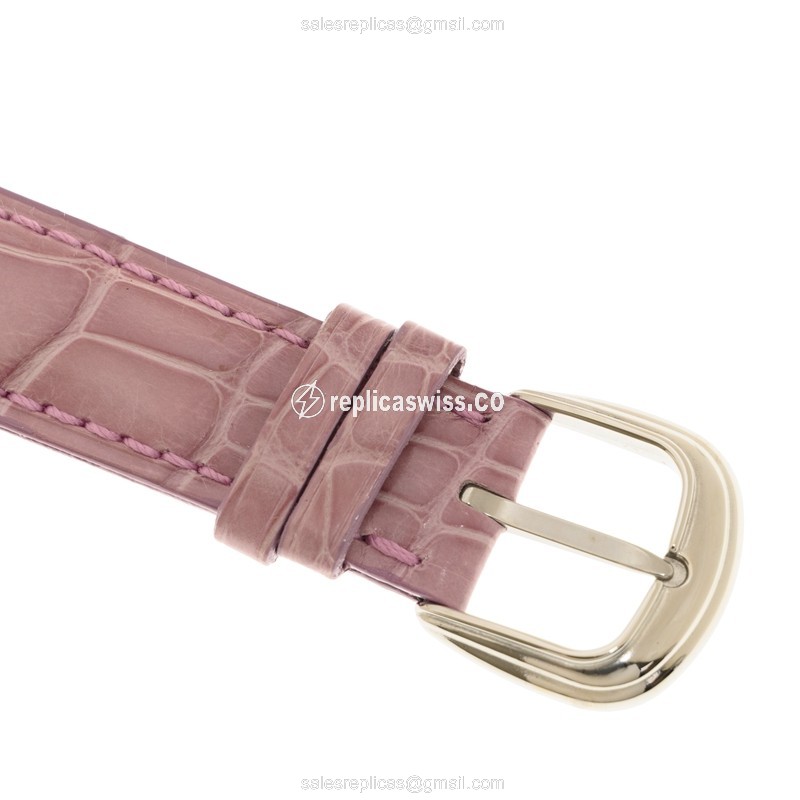 Franck Muller 7502 QZ Replica - Quartz - Steel Case - Purple Dial - Leather Strap - View 4