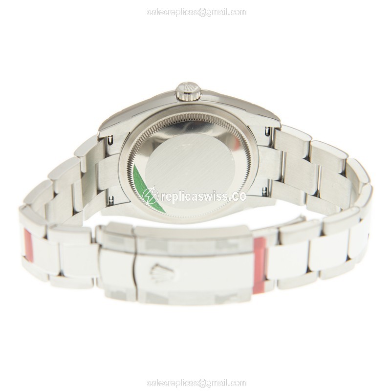 Rolex Datejust Replica - Automatic | Stainless Steel | Green Dial | Silver Clasp | Steel Strap - View 4