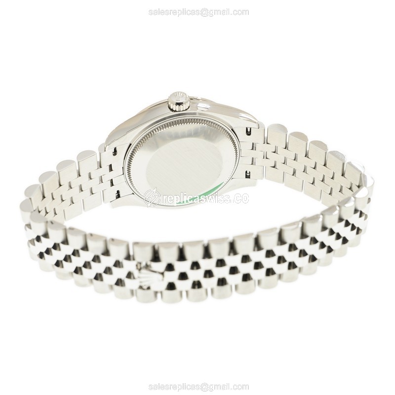 Rolex Datejust Replica - Automatic - White Gold & Steel - Silver Dial - View 4