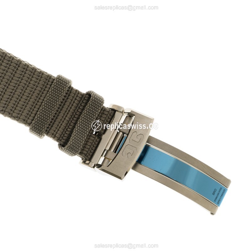 Glashutte 1-66-06-04-22-36 PANO Replica - Manual - Stainless Steel - Gray Dial - Grey Nylon Strap - View 4