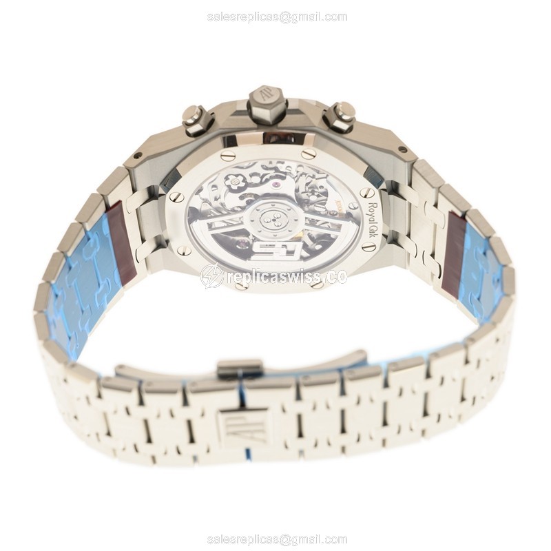 AP 26240ST.OO.1320ST.02 Automatic Steel Black Dial - Clasp Silver Strap - View 4