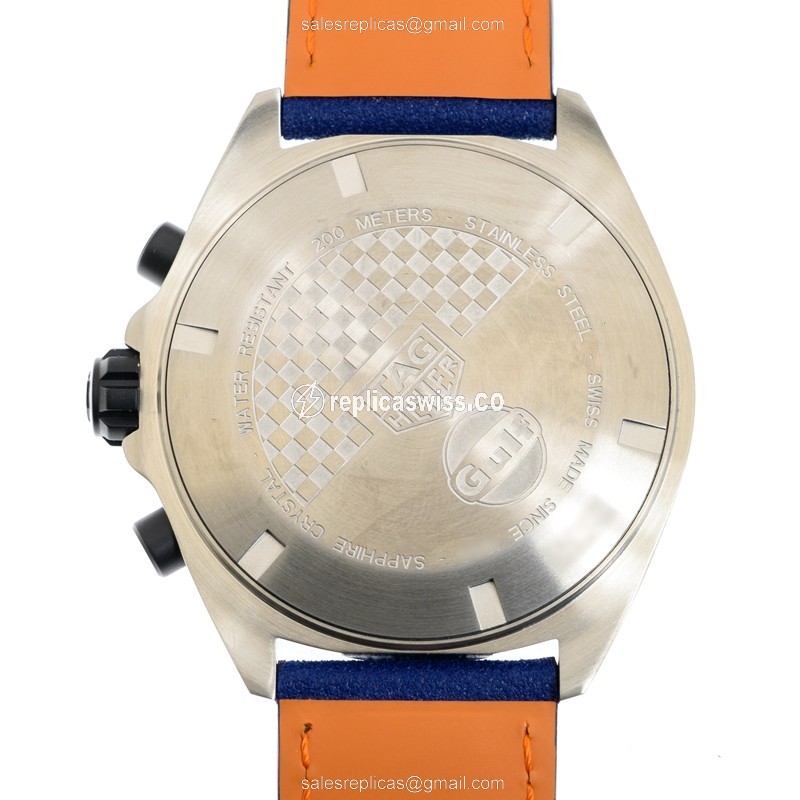 Tag Heuer Formula 1 Replica - Quartz - Blue Dial - Leather Blue Strap - Buckle Clasp - View 3