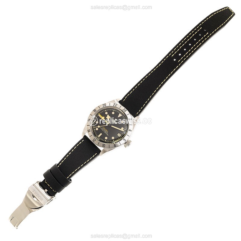 Tudor Black Bay Pro Automatic Steel Black Dial Canvas Black Clasp - View 2