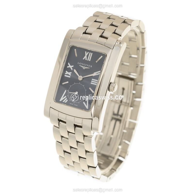 Longines Dolce Vita Replica - Quartz - Blue Dial, Steel Case - View 3
