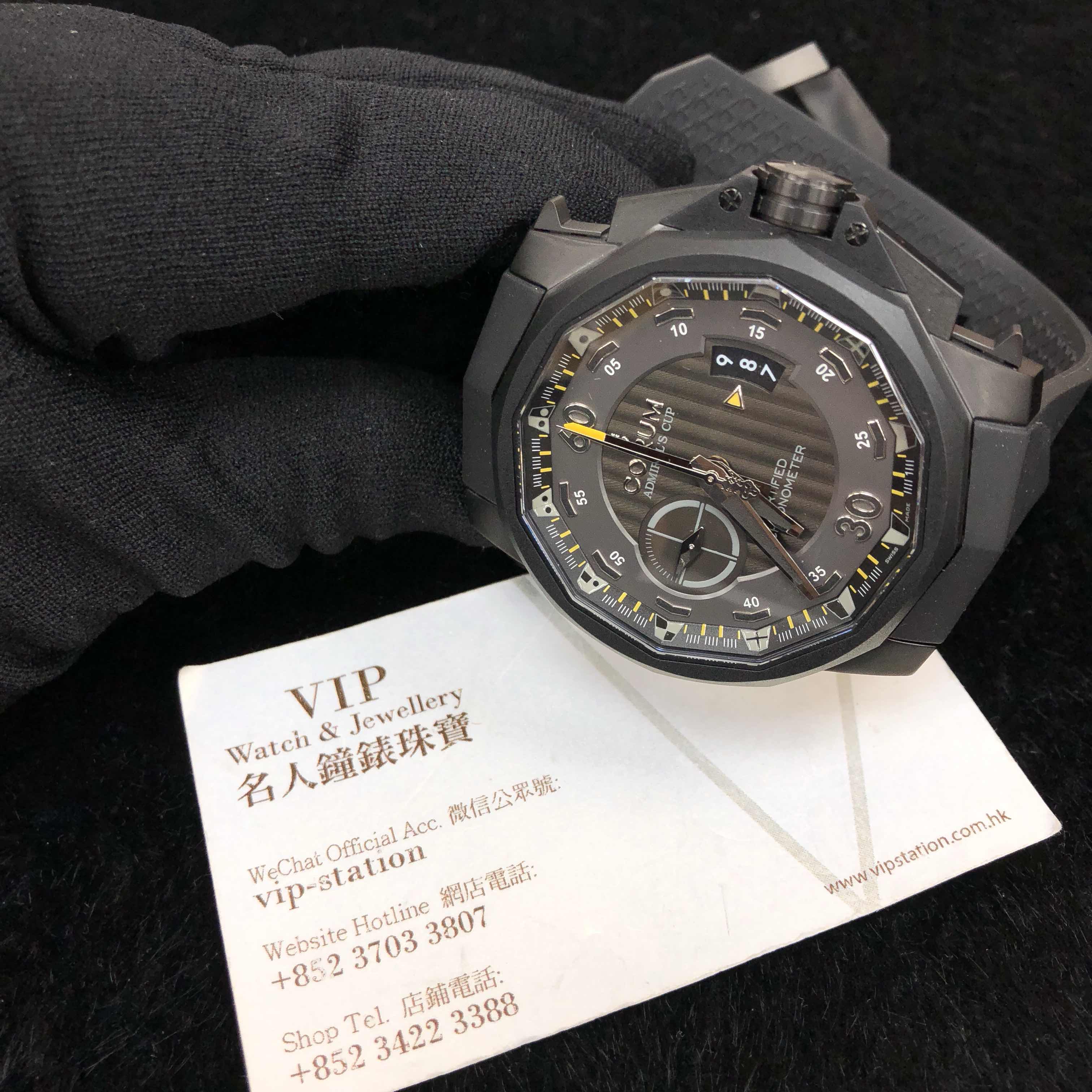 Corum Admiral's Cup - Automatic - Titanium Case - Black Dial - Rubber Strap - Sapphire Crystal - View 4