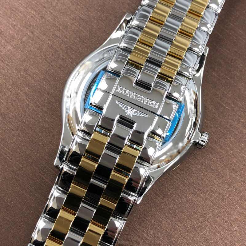 Longines L4.899.3.37.7 Flagship - Automatic - Gold & Steel Case - Gold Strap - View 4