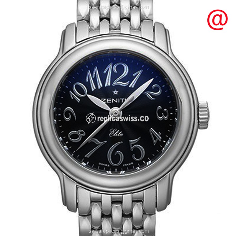 Zenith Baby Star Replica - Automatic - Black Dial - Steel Case & Band - Luxury Replica BABY STAR Watch