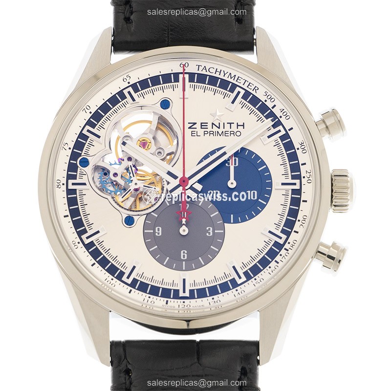 Zenith CHRONOMASTER Replica - Auto - Steel - Silver Dial