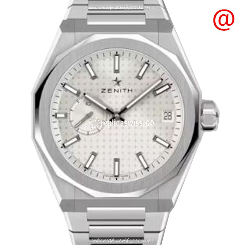 Zenith DEFY Automatic - Silver Steel Case - Silver Dial - Clasp - Steel Band - Luxury Replica DEFY Watch