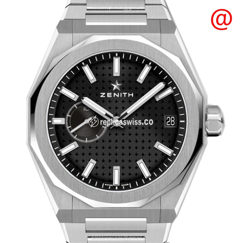 Zenith DEFY Replica Watch - Automatic - Steel - Black Dial - Luxury Replica DEFY Watch