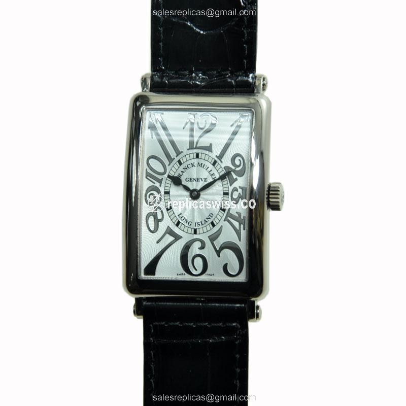 Franck Muller 1000 SC REL OG LONG ISLAND - Automatic | 18kt Gold | Silver Dial | Buckle Clasp