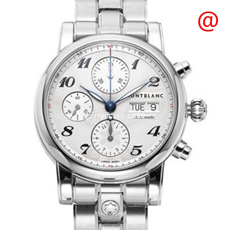 Mont Blanc STAR Automatic - Steel Case - Silver Dial - Steel Band