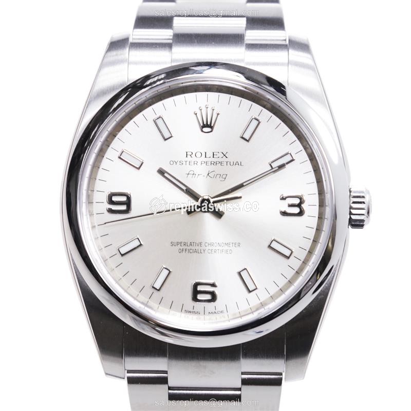 Rolex OYSTER PERPETUAL Automatic - Steel Case, Silver Dial | Steel Clasp & Strap - Luxury Replica OYSTER PERPETUAL Watch
