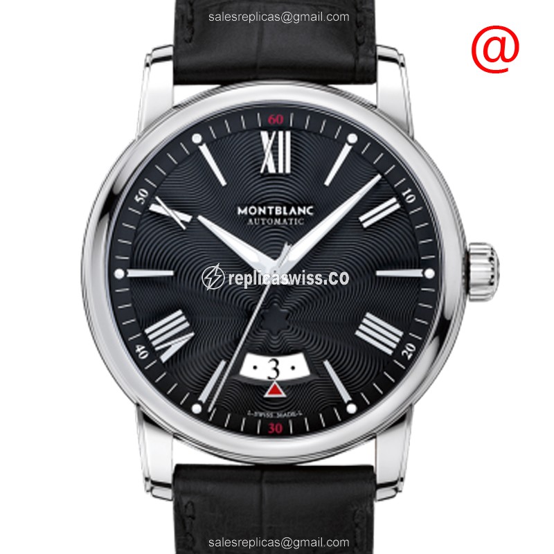 Montblanc 4810 Replica - Automatic - Steel - Black Dial - 40mm - Luxury Mont Blanc Replica Watch