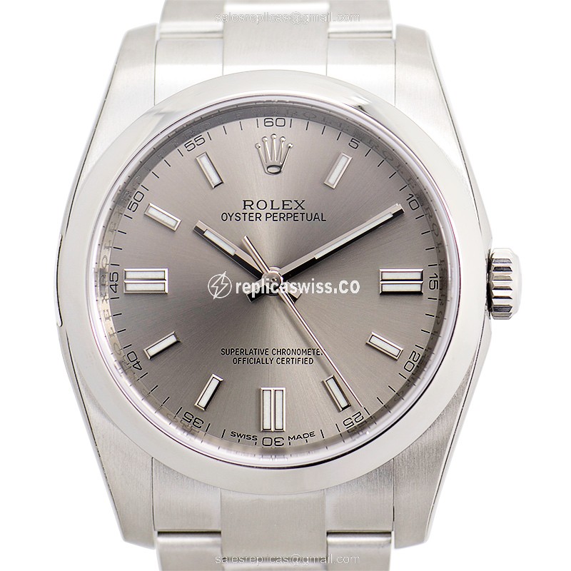 Rolex 116000SV_O OYSTER PERPETUAL - Automatic - Steel Case - Silver Dial - Steel Band