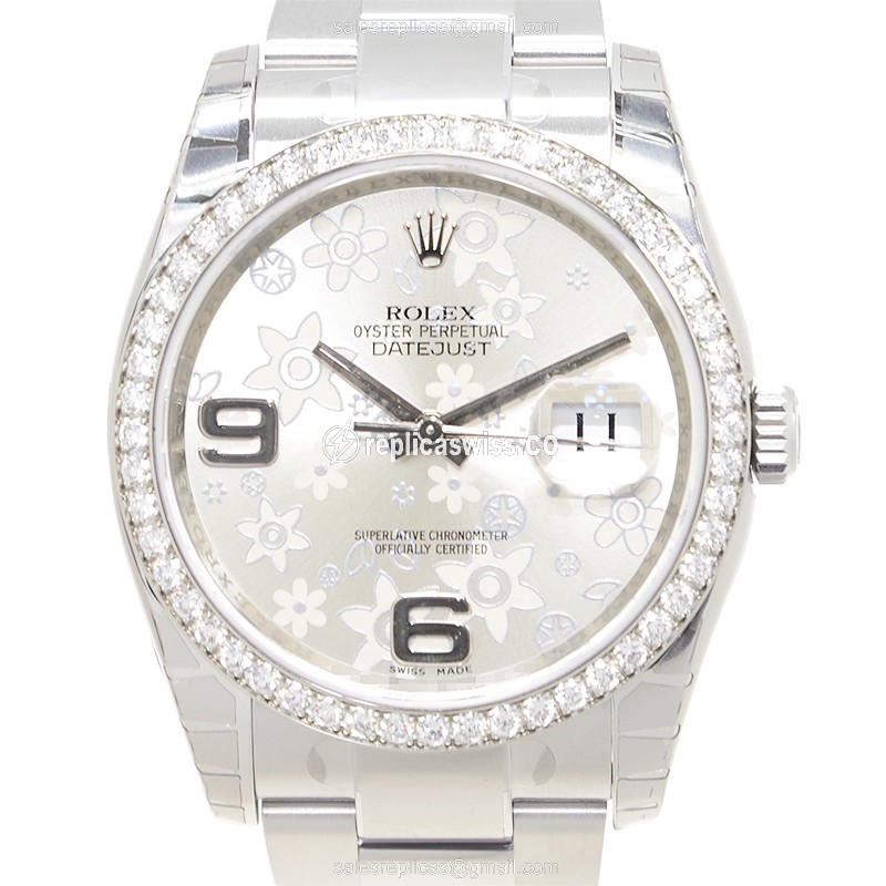 Rolex Datejust Replica - Automatic | Silver Dial | Clasp | Silver Steel Strap