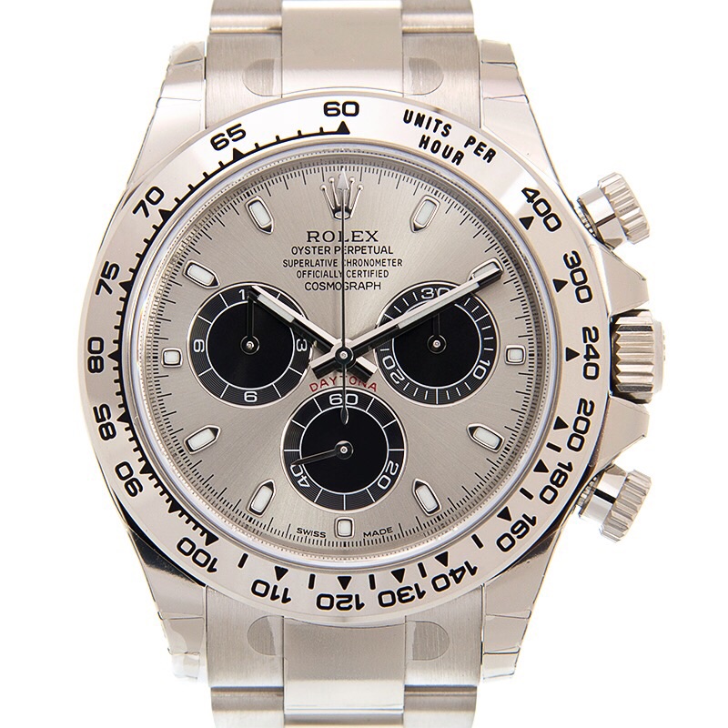 Rolex Daytona Replica - Automatic - 18kt Gold - Gray Dial, Silver Clasp - Luxury Replica DAYTONA Watch