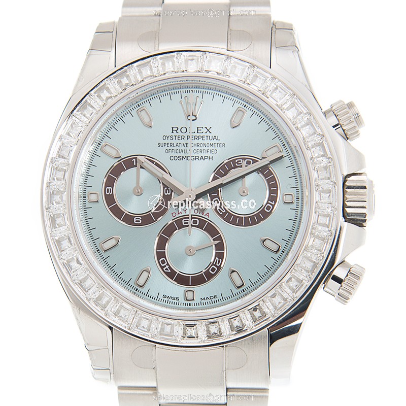 Rolex Daytona Replica - Automatic | 950 Platinum Case | Blue Dial | Silver Clasp
