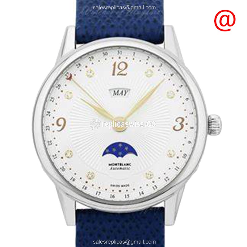 Mont Blanc Boheme Replica - Automatic - White - Blue Leather