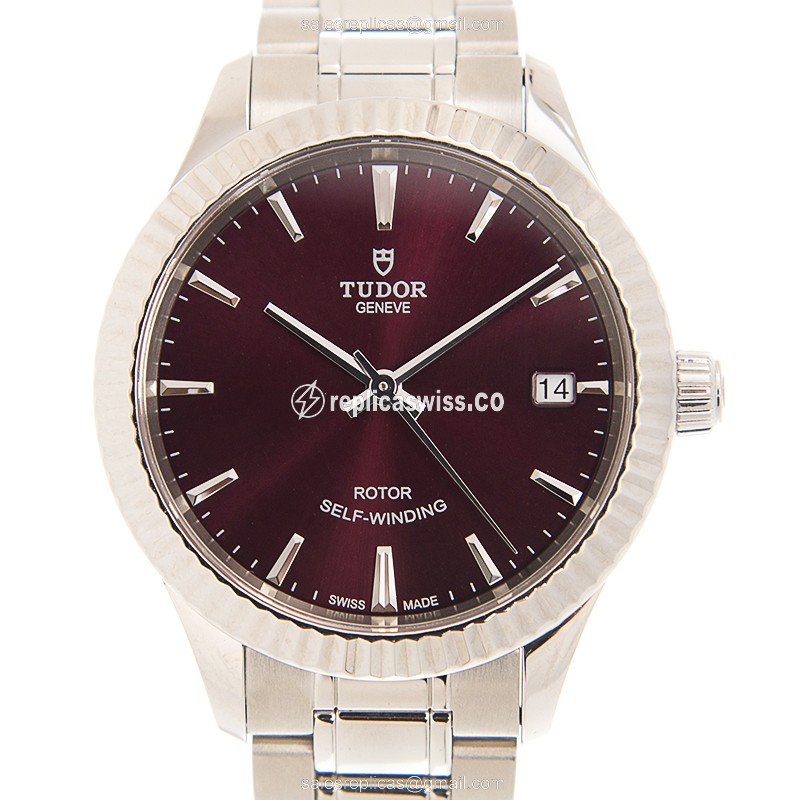 Tudor Replica Watch - Automatic - Steel - Purple Dial - Luxury Replica STYLE Watch
