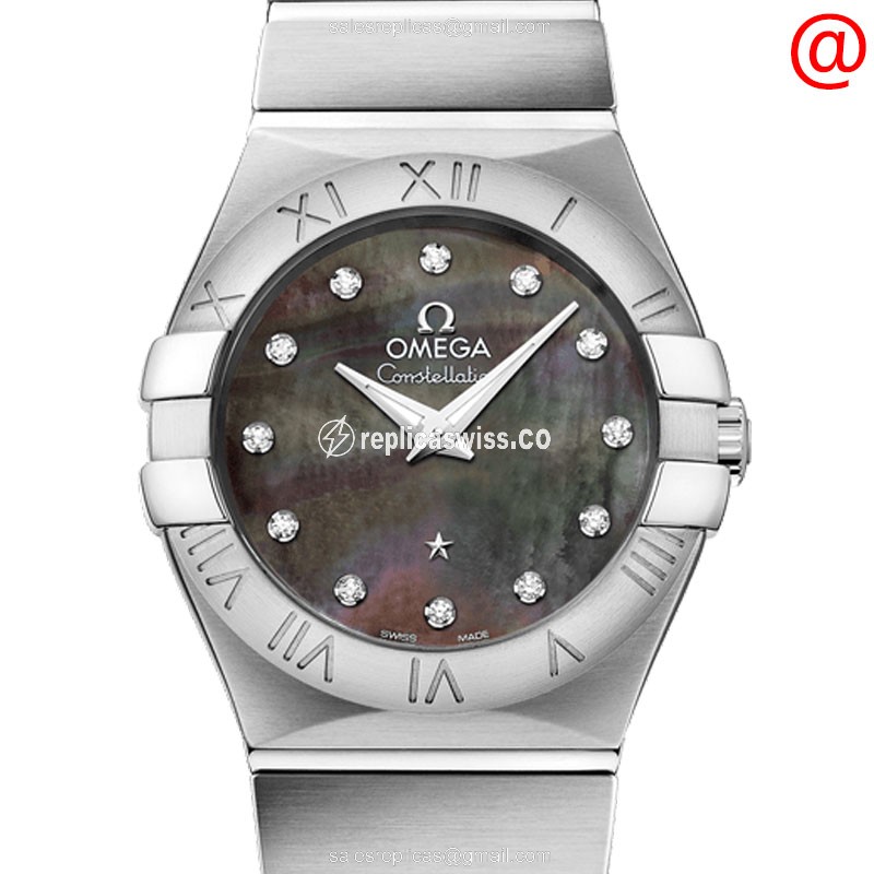 Omega Constellation Replica - Automatic - Steel - Gray Dial - Luxury Replica CONSTELLATION Watch