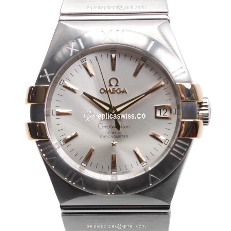 Omega Constellation Replica | Automatic | Silver Dial | Steel Case