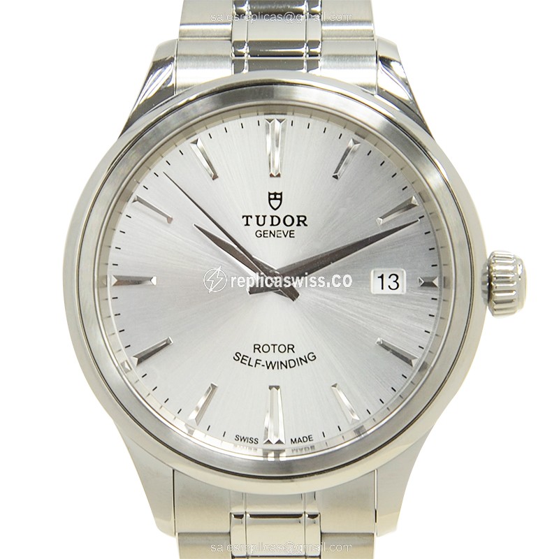 Tudor 12500-65050-SV Automatic - Steel Case - Silver Dial - Silver Band - Luxury Tudor Watch