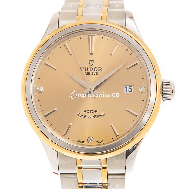Tudor 12503 Replica Watch - Manual Wind - PVD Gold - Luxury Replica STYLE Watch