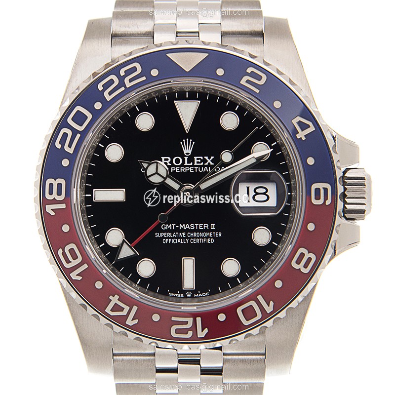 Rolex 126710BLRO-0001 GMT-MASTER II Automatic Stainless Steel - Luxury Replica GMT-MASTER II Watch